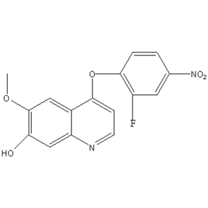 6-甲氧基-7-羥基-4-對硝基鄰氟苯氧基 喹 啉
