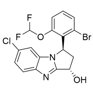 （1R，3S）-1-（2-溴-6-（二氟甲氧基）苯基）-7-氯-2,3-二氫-1H-苯并[d]吡咯并[1,2-a]咪唑-3-醇-1