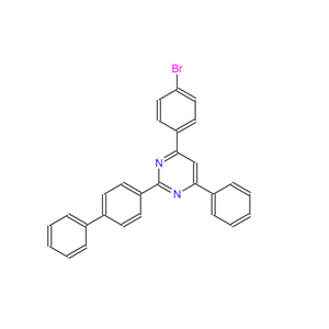 2- [1,1'-聯(lián)苯] -4-基-4-（4-溴苯基）-6-苯基嘧啶