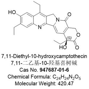 7,11-二乙基-10-羥基喜樹堿；947687-01-6；7,11-Diethyl-10-hydroxycamptothecin