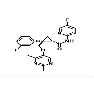 （1S，2S）-2-（（（2,4-二甲基嘧啶-5-基）氧基）甲基）-2-（3-氟苯基）-N-（5-氟吡啶-2-基）環(huán)丙烷-1-甲酰胺