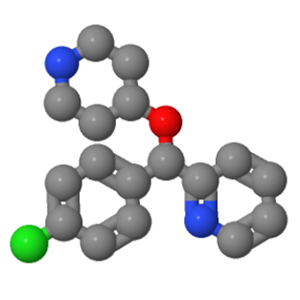 2-[(4-氯苯基)(4-哌啶基氧基)甲基]吡啶；122368-54-1