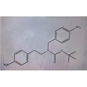 N-叔丁氧基羰基-N-(2-(4-氨基苯基)乙基)-N-(4-氨基芐基）胺