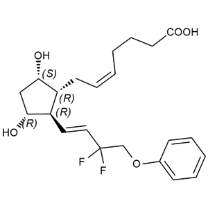 他氟前列腺素羧酸雜質(zhì)；(Z)-7-[(1R,2R,3R,5S)-2-[(1E)-3,3-二氟-4-苯氧基-1-丁烯基]-3,5-二羥基環(huán)戊基]-5-庚烯酸