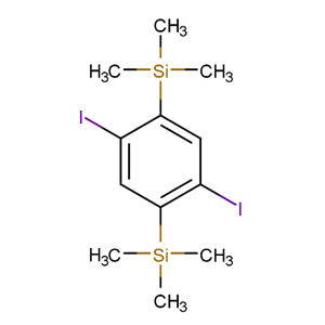 1,4-二(三甲基硅基)-2,5-二碘苯