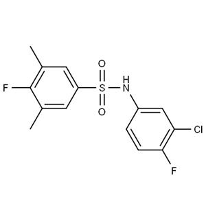 N-(3-氯-4-氟苯基)-4-氟-3,5-二甲基苯磺酰胺