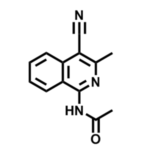 N-(4--氰基-3-甲基異喹啉-1-基)乙酰胺