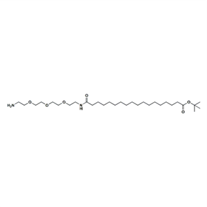 氨基-PEG3-酰胺-C16-叔丁酯