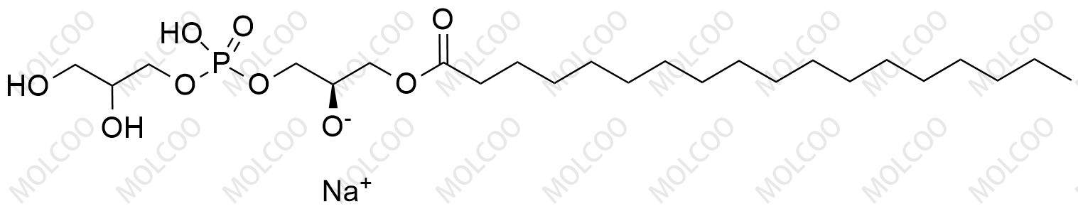 1-硬脂?；?2-羥基-sn-甘油-3-磷酸-(1'-rac-甘油)(鈉鹽)