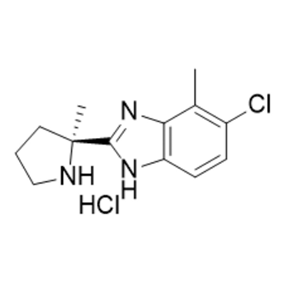 6-氯-7-甲基-2-[(2S)-2-甲基吡咯烷-2-基]-1H-苯并咪唑鹽酸鹽