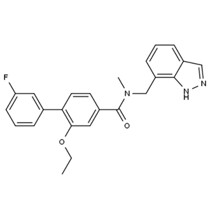 N-((1H-I吲唑-7-基)甲基)-2-乙氧基-3'-氟-N-甲基-[1,1'-聯(lián)苯]-4-甲酰胺，可提供定制服務(wù)，按需分裝！