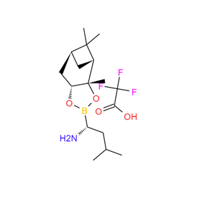 (aR,3aS,4S,6S,7aR)-六氫-3a,8,8-三甲基-alpha-(2-甲基丙基)-4,6-甲橋-1,3,2-苯并二氧硼烷-2-甲胺 2,2,2-三氟乙酸鹽