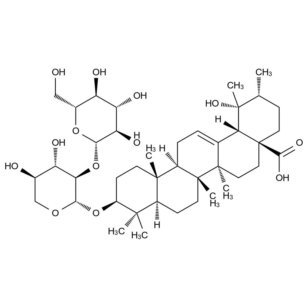 冬青苷D；毛冬青皂苷B1