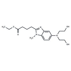 化合物 Ethyl 4-(5-(bis(2-hydroxyethyl)amino)-1-methyl-1H-benzo[d]imidazol-2-yl)butanoate|T65581|TargetMol