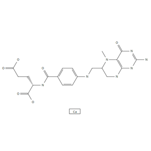 (6S)-L-5-甲基四氫葉酸鈣；99.98%左旋葉酸鈣，天然葉酸補充劑