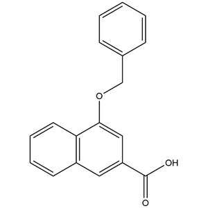 4-(芐氧基)萘-2-羧酸_2-Naphthalenecarboxylic acid, 4-(phenylMethoxy)