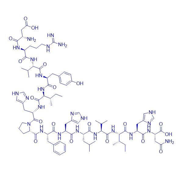 Angiotensinogen (1-14), human 104180-23-6.png