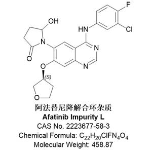 阿法替尼降解合環(huán)雜質(zhì)，2223677-58-3