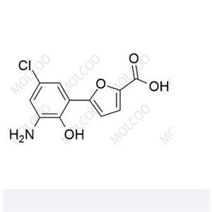 5-(3-氨基-5-氯-2-羥基苯基)呋喃-2-羧酸