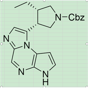 (3S,4R)-3-乙基-4-(3H-咪唑并[1,2-A]吡咯并[2,3-E]吡嗪-8-基)吡咯烷-1-羧酸芐酯