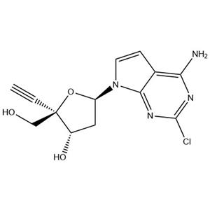 2-Chloro-7-(2-deoxy-4-C-ethynyl-β-D-erythro-pentofuranosyl)-7H-pyrrolo[2,3-d]pyrimidin-4-amine；1810869-23-8