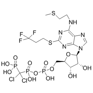 N-[2-(甲硫基)乙基]-2-[(3,3,3-三氟丙基)硫基]-5’-腺苷 P,P'-(二氯甲叉)二磷酸酐