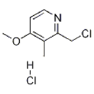 2-氯甲基-4-甲氧基-3-甲基吡啶鹽酸鹽，2-(Chloromethyl)-4-methoxy-3-methylpyridine hydrochloride，86604-74-2，C8H11Cl2NO，