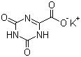 CAS 登錄號(hào)：2207-75-2, 氧嗪酸鉀, 1,4,5,6-四氫-4,6-二氧-1,3,5-三嗪-2-羧酸鉀