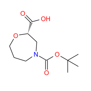 (S)-4-(叔丁氧基羰基)-1,4-氧氮雜環(huán)庚烷-2-羧酸，自產(chǎn)自用醫(yī)藥中間體，品質(zhì)更有保障。