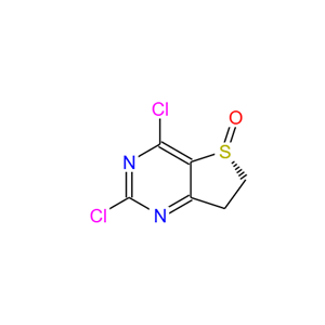 (R)-2,4-二氯-6,7-二氫噻吩并[3,2-d]嘧啶5-氧化物，自產(chǎn)自用醫(yī)藥中間體，品質(zhì)更有保障。