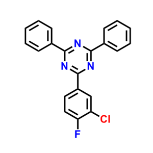 2-(3-chloro-4-fluorophenyl)-4,6-diphenyl-1,3,5-triazine