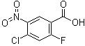 CAS 登錄號：35112-05-1, 4-氯-2-氟-5-硝基苯甲酸