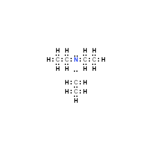 c6h15n lewis structure