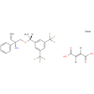 (S)-1-((R)-1-(3,5-bis(trifluoromethyl)phenyl)ethoxy)-2-phenylbut-3-en-2-amine maleate