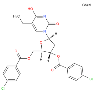 3',5'-二-O-(4-氯苯甲?；?-2'-脫氧-5-乙基尿苷