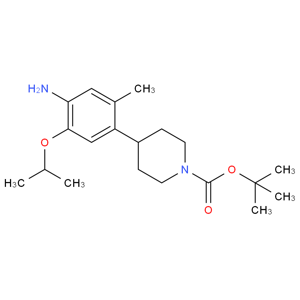 N-BOC-4-(4-氨基-5-異丙氧基-2-甲基苯基)哌啶