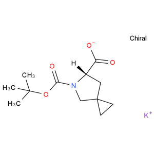 (S)-5-(叔丁氧羰基)-5-氮雜螺[2.4]庚烷-6-羧酸鉀鹽