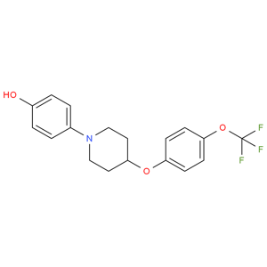 4-(4-(4-三氟甲氧基)-苯氧基)哌啶-1-基)苯酚