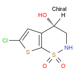 (S)-6-氯-3,4-二氫-2H-噻吩并[3,2-e]-1,2-噻嗪-4-醇1,1-二氧化物