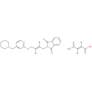 N-[順-4-[4-(N-哌啶甲基)吡啶-2-氧]-2-丁烯-1-基]鄰苯二甲酰亞胺順丁烯二酸鹽